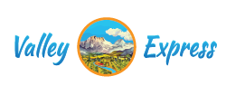 Valley Express Goventura Staging outdoor scene with mountains and sky.