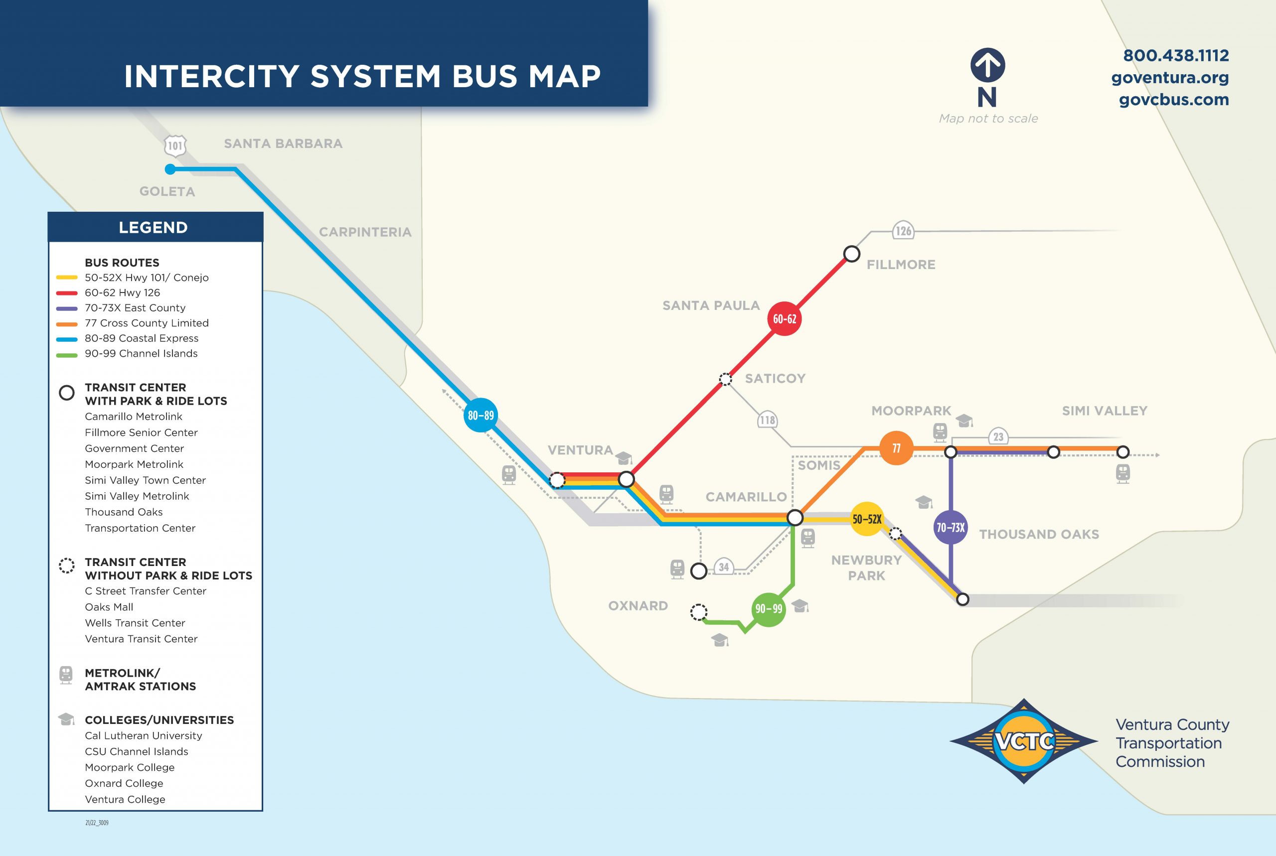 Intercity System Bus Map Scaled