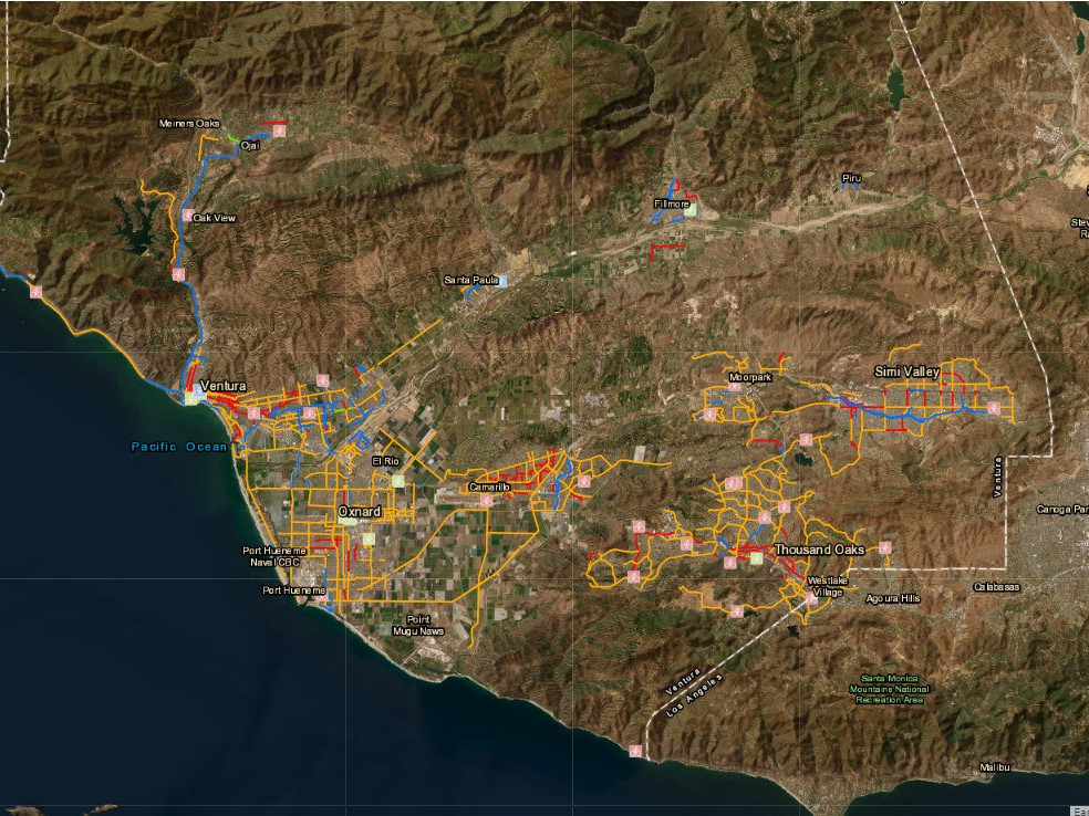 Bike Map Arc Uai