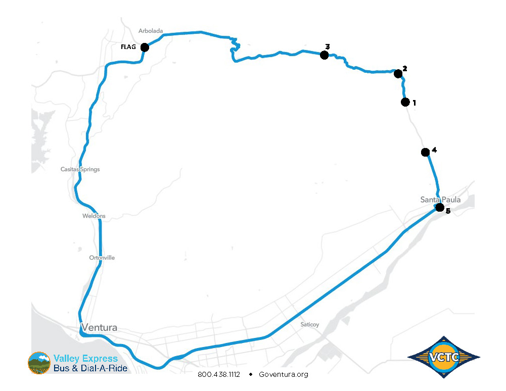 State Route 150 Emergency Map