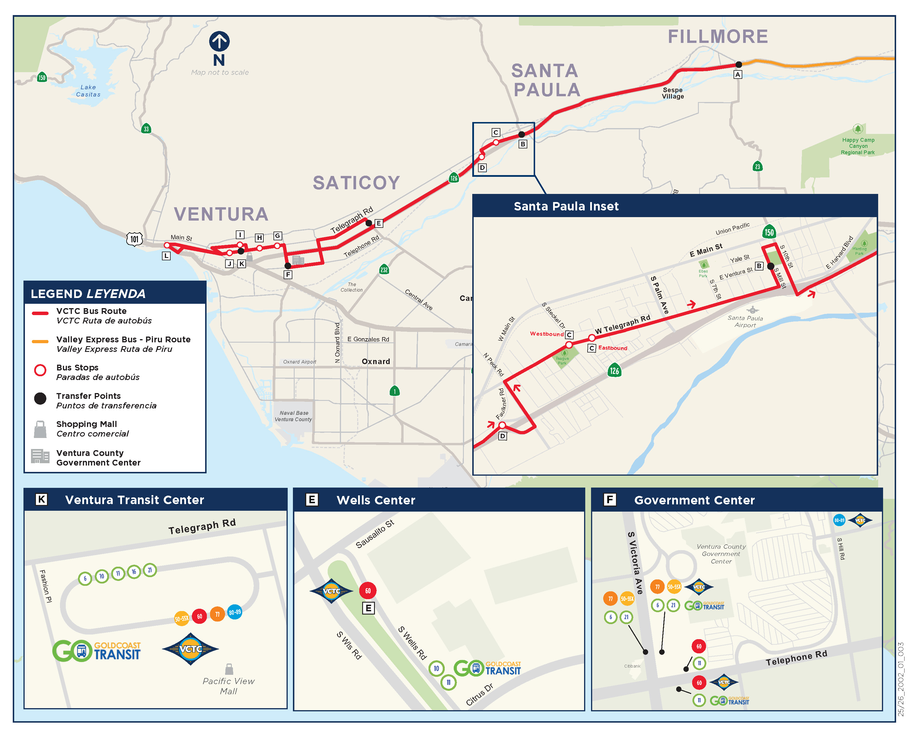 HWY 126 system map