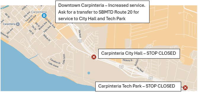 Carpinteria changes