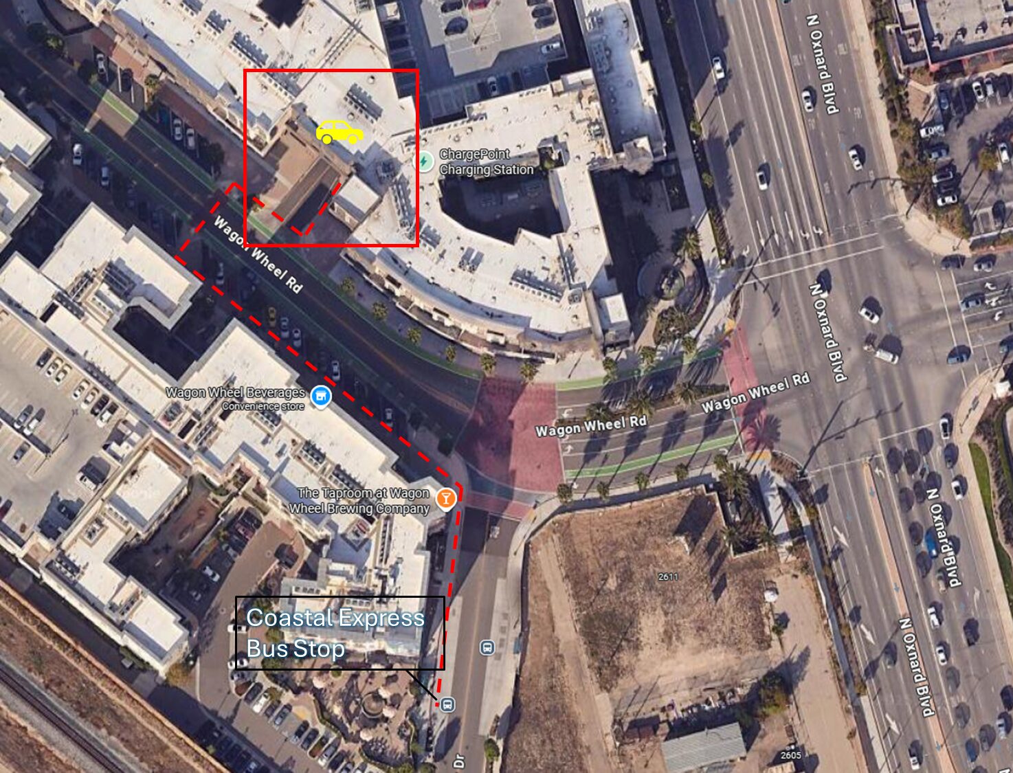 Coastal Express bus stop