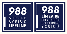 988 Suicide & Crisis Lifeline Logos