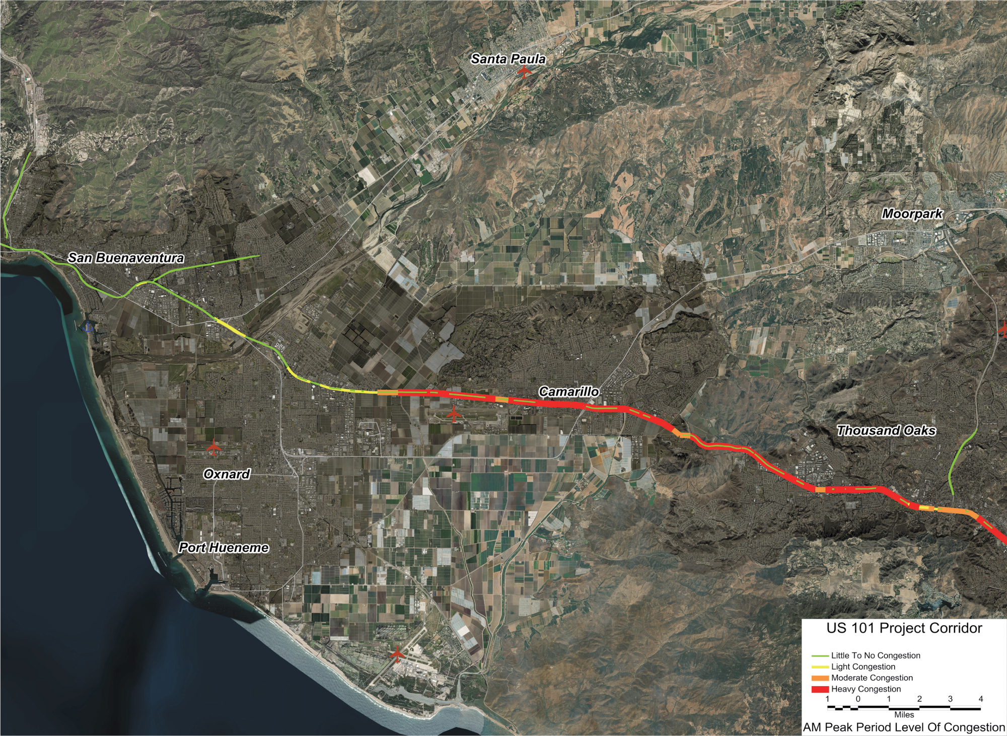 Future AM Congestion Map