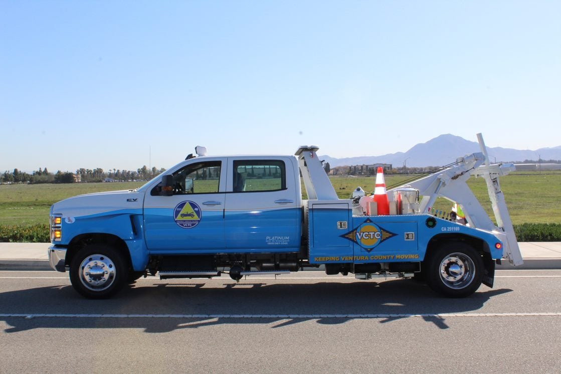 VCTC Freeway Service Patrol tow truck